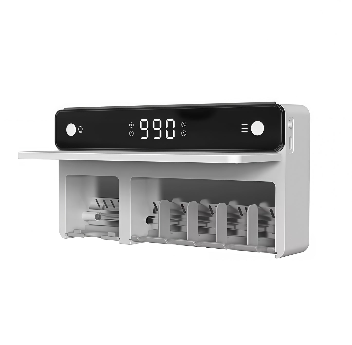 Esterilizador UV para escovas de dentes e barbeador